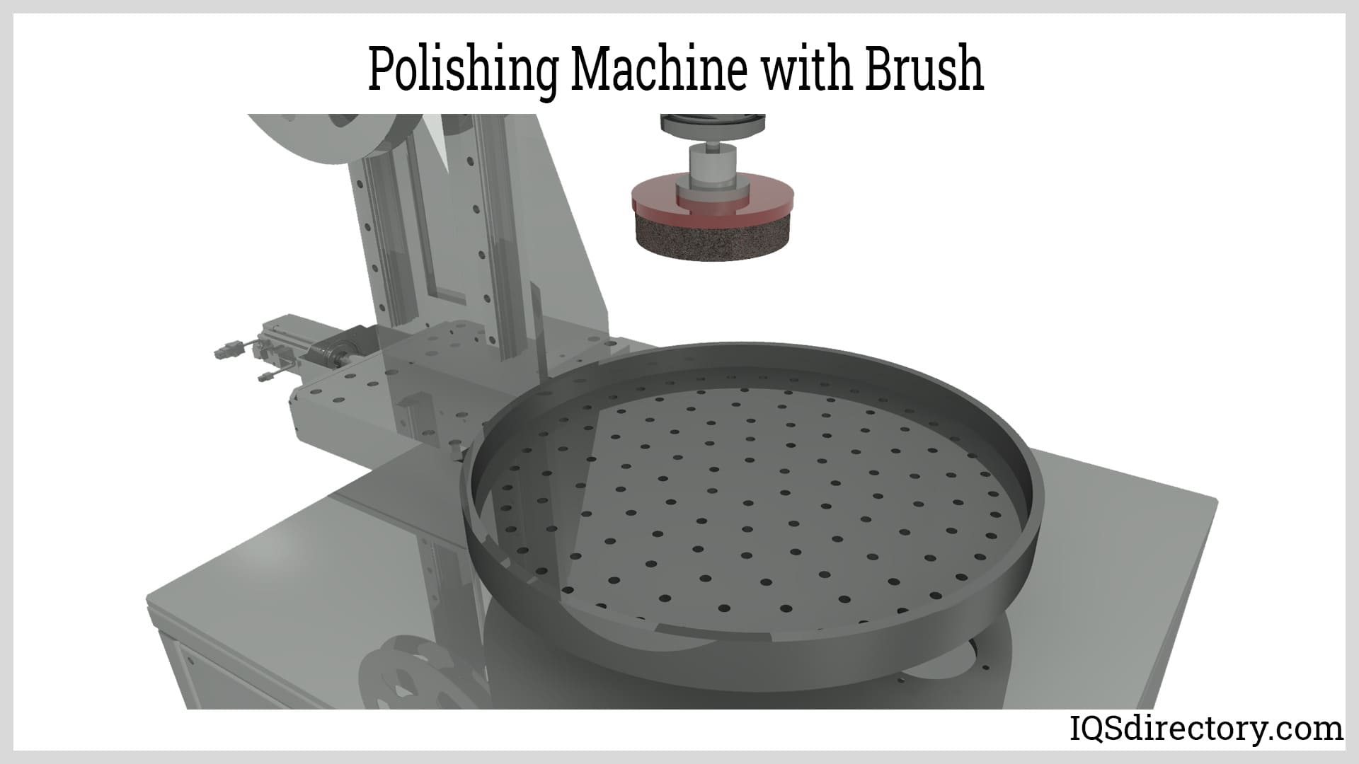 polishing machine with brush